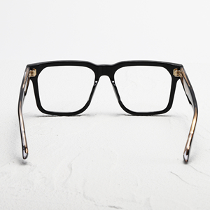 Full Rim Rectangle <b>Eyeglasses</b> <b>Frames</b> Solid Color Anti-Uv Lightweight Vision Correction for Adults Unisex - Product Image 6