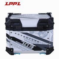 Kit complet en alliage d'aluminium de qualité supérieure, directement de l'usine, avec coffre arrière et sacoches latérales pour moto, idéal pour les voyages d'aventure