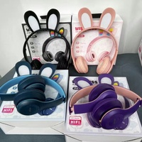 Grosir Earphone Nirkabel P47M Headphone Fone De Ouvido BT Lipat Auriculares P47 Headset LED 1pcs