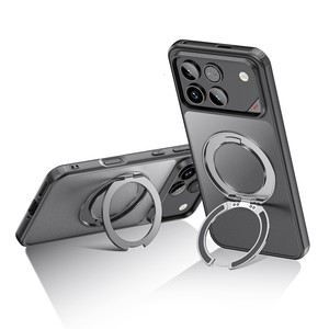 Étui de téléphone portable transparent mat en TPU PC antichoc avec support d'anneau, <span class=keywords><strong>coque</strong></span> arrière <span class=keywords><strong>pour</strong></span> <span class=keywords><strong>Honor</strong></span> Win Phone Cover Cases - Product Image 2
