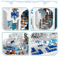 Mould King – château de rêve créatif, Puzzle éducatif créatif pour filles, briques de bricolage, bloc de construction n ° de chutes de cristal pour enfants, cadeau, 11009