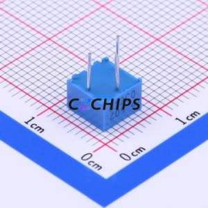 ตัวต้านทาน/โพเทนชิโอมิเตอร์แบบปรับ3362P-1-502LF ได้ (THT)-3P, ตัวต้านทาน7x6.6มม. 5Kohm 10% 500 100mw /℃ - Product Image 2