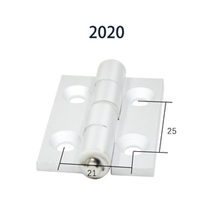Aluminium CNC Extrusion <strong>Hinge</strong> for 3030 4040 6060 Aluminium Extrusion Metal Door Connector Aluminum <strong>Hinges</strong> - Product Image 6