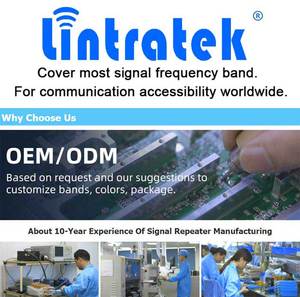 Amplificatore di Segnale Lintratek a <span class=keywords><strong>3</strong></span> Bande 900 1800 2100 MHz, Ripetitore di Rete Mobile GSM <span class=keywords><strong>3</strong></span>/4G per Hotel e Comunità - Product Image 6