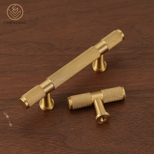CHENLANG ayarlanabilir çevre dostu avrupa amerikan tarzı katı pirinç tırtıllı kolları otel çekmece Dresser mutfak - Product Image 4