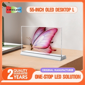 Écran tactile <span class=keywords><strong>OLED</strong></span> transparent de 55 pouces pour ascenseurs, magasins de détail, centres commerciaux, signalisation, éducation, affichage d'animations - Product Image 2