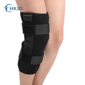 <span class=keywords><strong>Genouillère</strong></span> articulée HKJD à compression réglable avec plaques en acier et sangles, pour soutien de la rotule, des ligaments croisés antérieurs, de l'arthrite, des déchirures méniscales et de la <span class=keywords><strong>tendinite</strong></span> - Product Image 2