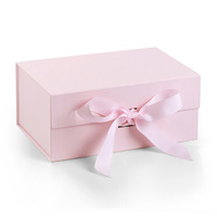 Boîte cadeau en carton rigide estampé avec logo personnalisé, couvercle magnétique à rabat, matériaux recyclés, emballage cosmétique en gros