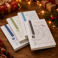 Conception de logo personnalisé en feuille d'or, agenda guidé A5 avec couverture personnalisable, adapté aux cadeaux et à la vente au détail
