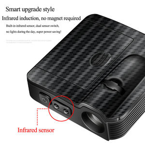 Venta al por mayor fibra de carbono Interior LED coche luz Auto estrella anillo punto proyección puerta lámpara láser Ángel alas luces para coche - Product Image 5