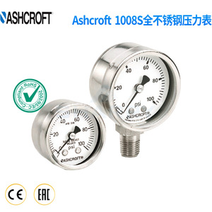 Ashcroft 1008S Stainless Steel Pressure <b>Gauge</b> 0-100 Psi Precision <b>Gauge</b> Radial Connection - Product Image 3