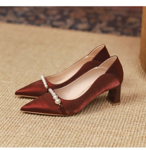 Nuove <span class=keywords><strong>Scarpe</strong></span> Estive da <span class=keywords><strong>Sposa</strong></span> di Alta Qualità per Donna, Tacco Quadrato Antiscivolo Traspirante con Aumento di Altezza - Product Image 2
