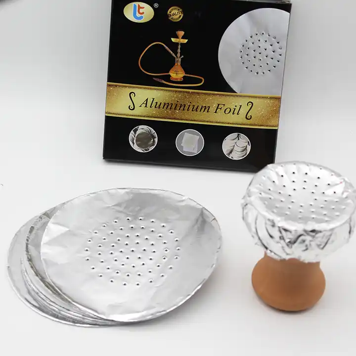 1 Box Round Aluminum Hookah Foil Paper Diameter 120MM / Thickness