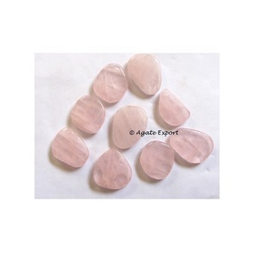 Piedra de Palma de Cuarzo Rosa | piedras preciosas al por mayor piedras curativas de Palma y exportador de piedras semipreciosas - Product Image 1