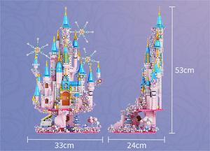 Princesse romantique château bloc de construction ensemble ABS plastique 3D Puzzle décoration jouets éducatifs pour enfants adultes modèle jouet cadeau - Product Image 6