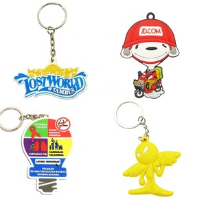Wholesale Anime Promotional Gift Keychains Custom Logo 2D/3D PVC Rubber Personalized Waterproof Lightweight Keychain - Product Image 5