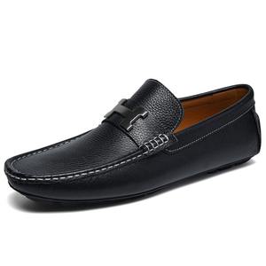 Chaussures pour hommes, mocassins, chaussures décontractées, chaussures en cuir, chaussures de navigation plates colorées grande taille pour le printemps - Product Image 5