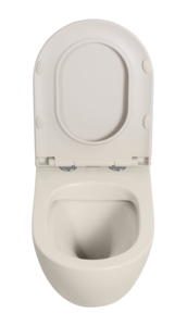 Toilette moderne à citerne dissimulée suspendue au mur sanitaire en céramique <span class=keywords><strong>taupe</strong></span> - Product Image 5