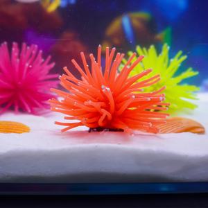 Groothandel Kleurrijke Siliconen Zee-egels <span class=keywords><strong>Aquarium</strong></span> Ornamenten Zacht Huisdier/<span class=keywords><strong>Aquarium</strong></span> Tank Decoraties Plastic Vis Aquascape - Product Image 3
