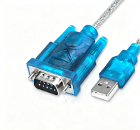 Adaptateur USB-A vers RS232 USB-à-série de 80 cm, directement de l'usine, conducteur en cuivre, câble de port COM