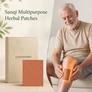 Parche Herbal Personalizable de Artemisia y Notoginseng para Alivio del Dolor Articular, de Tela No Tejida, para el Cuidado de las Articulaciones Corporales, Certificado CE, Clase II - Product Image 1