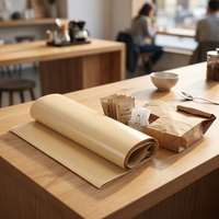 Rouleau de papier cuisson en silicone sur mesure, résistant à la graisse, pour la cuisine