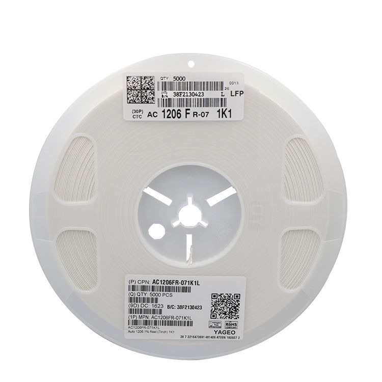RES SMD 220K OHM 1% 1/4W 1206 Pack of 5000 AC1206FR-07220KL RES SMD 220K OHM 1% 1/4W 1206 Pack of 5000 AC1206FR-07220KL