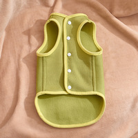Ropa para Mascotas, Chaleco de Forro Polar Informal y Cómodo para Perros y Gatos, Transpirable, de Secado Rápido, para Todas las Estaciones, sin Estampado, Hecho en China