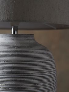 מנורת שולחן קרמיקה בד, אור שולחן קרמיקה - Product Image 3
