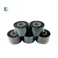 Cinta de Transferencia Térmica Duradera TTR de Cera y Resina para Impresora de Etiquetas de Códigos de Barras, Compatible con Zebra