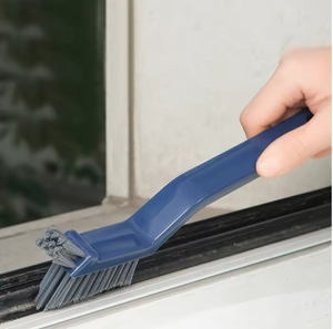 Cepillo multiusos para limpiar juntas de azulejos de baño, cepillo para limpiar ranuras de ventanas, cepillo manual para limpiar esquinas de paredes del hogar, herramienta de cocina - Product Image 4