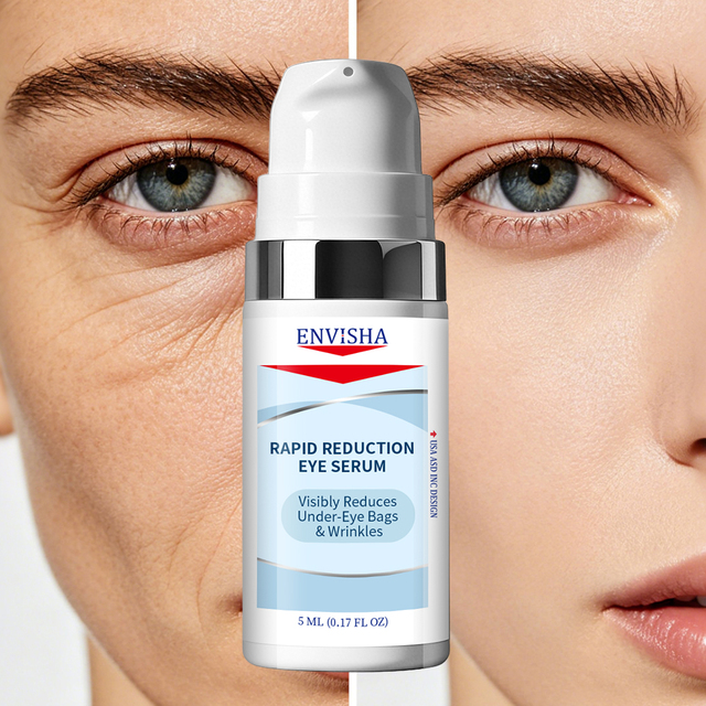 Custom Logo Safe Formula Reduce Fine Lines Moisturizing Firming Brightening Dark Circles Rapid Reduction Eye Serum