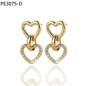 ต่างหูแฟชั่น PE3075 สำหรับผู้หญิง เครื่องประดับคุณภาพสูง - Product Image 2