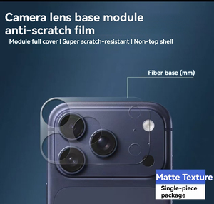 Film de protection d'appareil photo de haute qualité pour téléphone mobile Apple 17, film de protection anti-rayures pour base d'appareil photo Apple 17 - Product Image 6