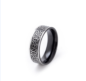 Anillo vikinga, anillos de acero inoxidable RI10 vikingo/CELTA Vikingo, martillo thoras, anillo celta de acero inoxidable Bague - Product Image 6