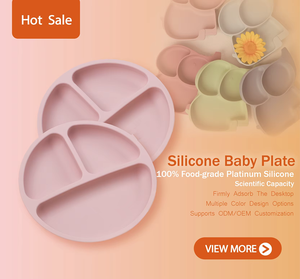 Juego de <span class=keywords><strong>Vajilla</strong></span> de Silicona para Bebé 2026, Apto para Alimentos, Libre de BPA, Juego de Platos para Niños, Caja de Regalo - Product Image 6