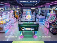 Machine de jeu d'arcade Kung Fu Football à monnayeur pour 2 joueurs, table de baby-foot avec jeu de récompense pour centre de jeux