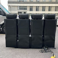 Siège de voiture en cuir de luxe personnalisé pour Alphard Vito Sprinter Van, convertible en lit 3 positions avec chauffage, ventilation et massage