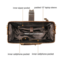 Vente en gros de sacs de sport de luxe en cuir véritable à motif crocodile marron avec fermeture à glissière personnalisable pour les voyages d'usine