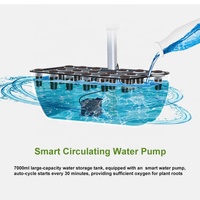 Jardinière Intérieure Hydroponique Intelligente avec Capteur Électronique et Kit de Croissance LED - SOL SL216 pour Usage Domestique