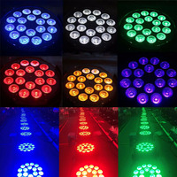 Светодиодный PAR-прожектор AOPU Super Bright 18x18W RGBWA UV 6-в-1 для помещений, DMX, для сцены и свадебного декора