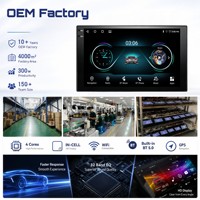 Autoradio Android 11 7 pouces In-Cell OEM ODM 2 Go 64 Go avec CarPlay filaire et sans fil Android Auto pour projets de marque privée