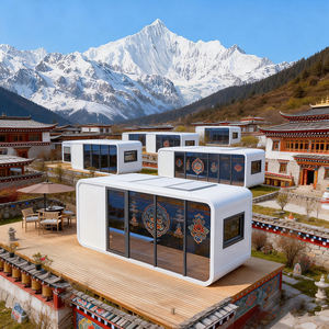 Maison Capsule Apple Pod, moderne, étanche, en acier préfabriqué, maison-conteneur, cabine <span class=keywords><strong>mobile</strong></span> commerciale, hôtel, villa, utilisation en extérieur - Product Image 4