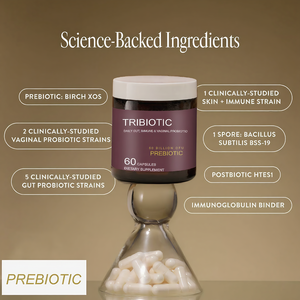Complément Probiotique pour Femmes OEM TRIBIOTIC, Capsules de Probiotiques 50 Milliards d'UFC, Soutien Quotidien pour l'Immunité Intestinale, la Beauté et la Santé Vaginale, Prébiotique, 60 Comprimés - Product Image 5