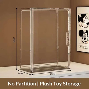 Expositor de Armazenamento para Blind Box, Caixa de Armazenamento Transparente à Prova de Poeira, Armário de Exibição para Bonecos Labubu Bubble Matt Modelo Japonês - Product Image 3