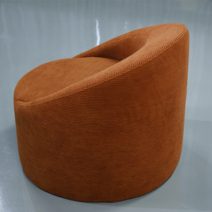 Multifunctional One-Seater Leisure With <b>Cushion</b> Back Fabric Modern Simple Design Wood Legs Living Room Furniture Y06 One-seater - Product Image 3