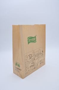 Không Thấm Nước Compostable Paper Bag Dùng Một Lần PLA Laminated Paper Bag Đối Với Nhà Bếp Thực Phẩm Chất Thải - Product Image 5