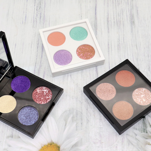Palette de fard à paupières de maquillage vide Choisissez une couleur quantité minimale de commande <span class=keywords><strong>bas</strong></span> DIY Palette de fard à paupières 4 couleurs Private Label - Product Image 6
