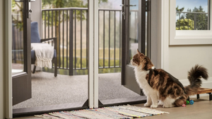 <span class=keywords><strong>Puerta</strong></span> Mosquitera Abatible a Medida con Marco de Aluminio y Malla de Fibra de Vidrio <span class=keywords><strong>para</strong></span> Patio, Venta al por Mayor - Product Image 3