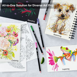 <span class=keywords><strong>Crayon</strong></span> de <span class=keywords><strong>couleur</strong></span> Offre Spéciale de haute qualité couleurs vives Soft Core Black Barrel prix bon marché 72 pièces dans une boîte en <span class=keywords><strong>papier</strong></span> pour artiste et débutants - Product Image 4